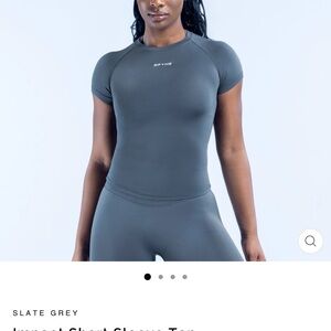 DFYNE Slate Grey Short Sleeve Performance Tee